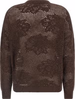 Brown Nylon Cardigan 2