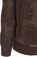 Brown Nylon Cardigan 4