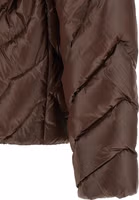 Brown Polyamide Full-Length Jacket 5