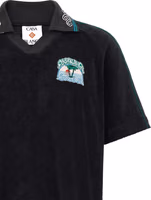 Black Cotton Polo Shirt 3