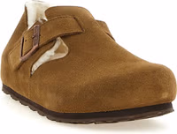 Brown Suede Leather Clogs 2
