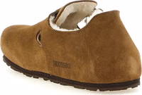 Brown Suede Leather Clogs 3