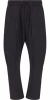 Black Polyamide Athletic Pants 1
