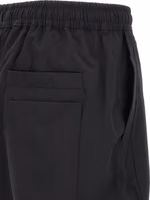 Black Polyamide Athletic Pants 4