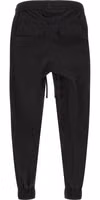 Black Polyamide Casual Pants 2