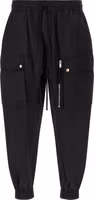 Black Polyamide Cargo Pants 1