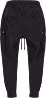 Black Polyamide Cargo Pants 2
