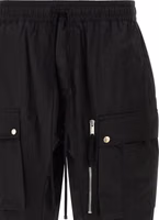 Black Polyamide Cargo Pants 3