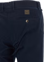 Blue Cotton Casual Pants 4