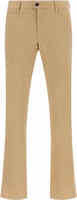 Beige Cotton Chino Pants 1