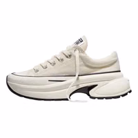 Black And White Textile Chunky Sneakers 2