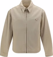 Beige Cotton Denim Jacket 1