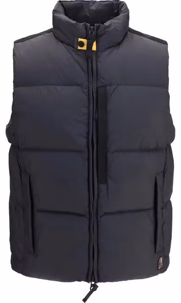 Black Polyamide Sleeveless Jacket