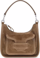 Beige Calf Leather Bos Taurus Shoulder Bag 1
