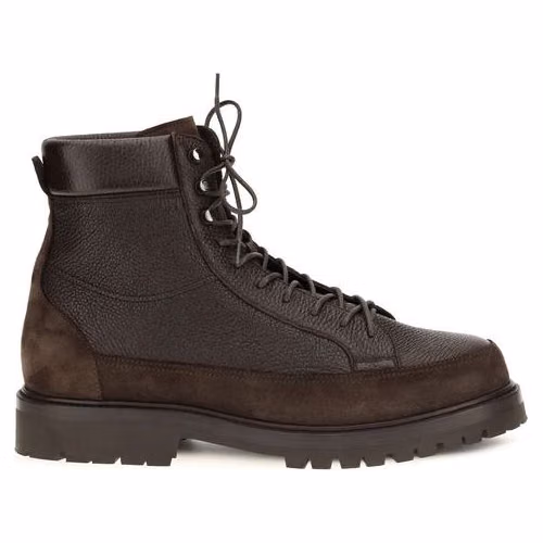 Brown Deer Lace-Up Boots