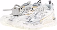 White Polyethylene Athletic Sneakers 2