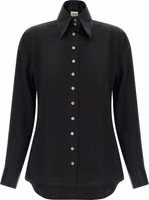 Black Acetate Blouse 1