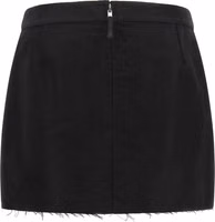 Black Ramie Long Skirt 2