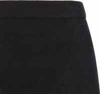 Black Ramie Long Skirt 3