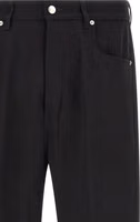 Black Cotton Relaxed Fit Jeans 3