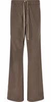 Gray Cotton Flared Pants 1