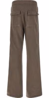 Gray Cotton Flared Pants 2