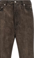 Gray Cotton Bootcut Jeans 3