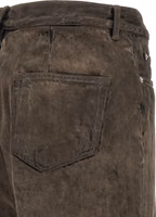 Gray Cotton Bootcut Jeans 4