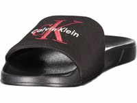 Black Polyester Men's Slipper 3