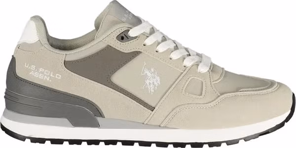Grey Polyurethane Men's Sneaker