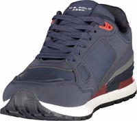 Blue Polyurethane Men's Sneaker 3