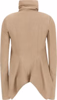 Beige Lamb Leather Leather Jacket 2