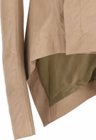 Beige Lamb Leather Leather Jacket 4
