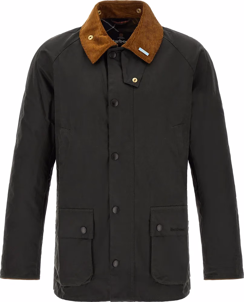 Bicolor Cotton Shell Jacket