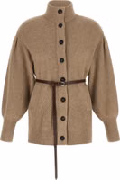Beige Virgin Wool Cardigan 1