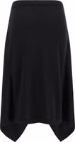 Black Wool Midi Skirt 2