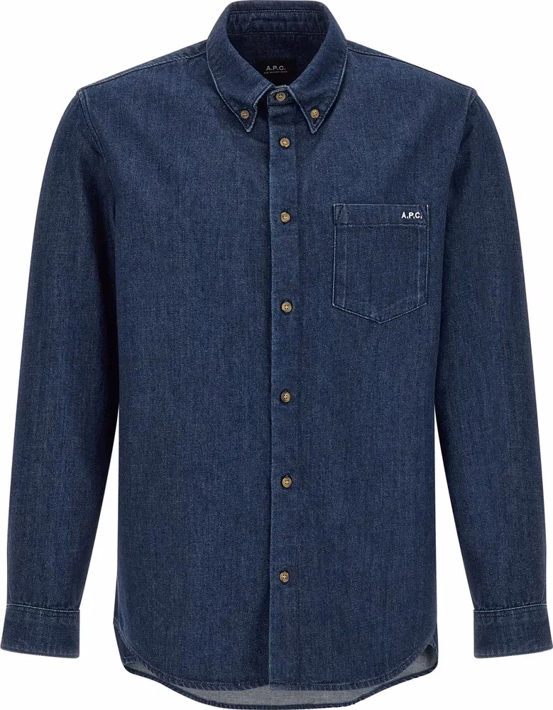 Blue Cotton Blouse