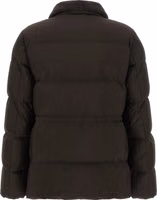 Brown Polyamide Full-Length Jacket 2