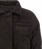 Brown Polyamide Full-Length Jacket 3