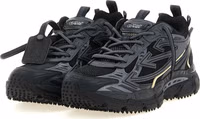 Black Polyethylene Athletic Sneakers 2