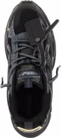 Black Polyethylene Athletic Sneakers 5
