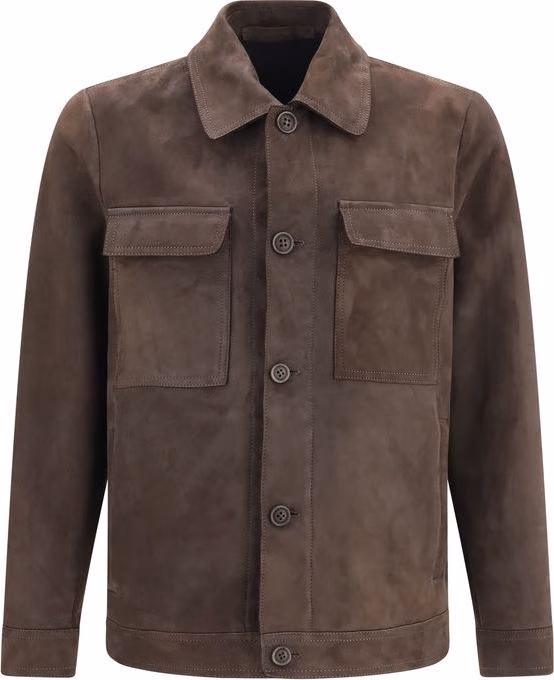 Brown Leather Leather Jacket