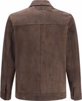 Brown Leather Leather Jacket 2