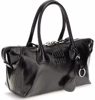 Black Calf Leather Bos Taurus Handbag 2