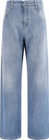 Blue Cotton Relaxed Fit Jeans 1