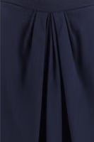 Blue Silk Long Skirt 3