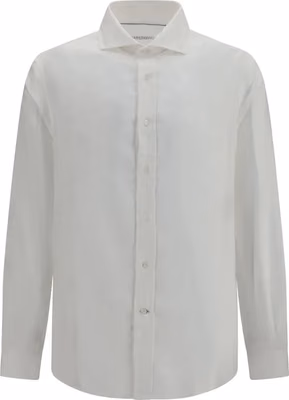 White Cotton Dress Shirt