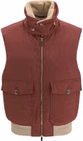 Bordeaux Wool Oves Aries Sleeveless Jacket 1