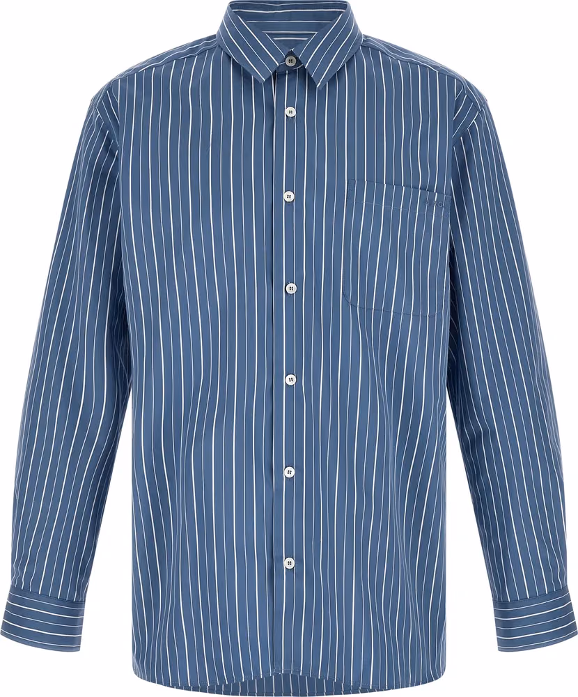Blue Cotton Blouse