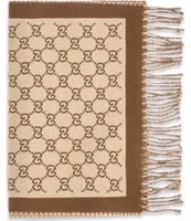 Beige Wool Oves Aries Scarf 1